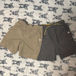 Boys Tommy Bahama Tan and Gray Shorts Set size 7/8